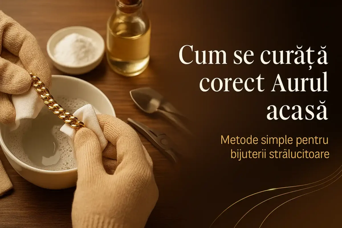 Curățare aur acasă cu apă și săpun – ghid complet