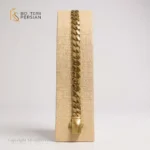 Brățara Cuban Clasică din aur galben cu design simplu și elegant