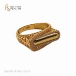 Inel Elegant Aurora din aur galben cu pietre zirconiu alb