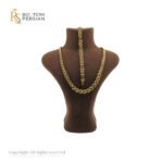 Set Brățară și Colier Model Frunză din Aur Galben