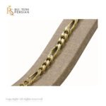 brățară Figaro din aur galben 14K pentru bărbați