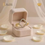 Inel aur galben 14K cu diamante naturale VS-SI Bijuterii Persian