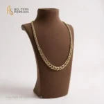 Lant din aur galben 14K cu model frunza elegant