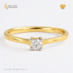 Inel-Solitar-Aur-Galben-14K-cu-Diamant-Natural-0.14ct-IGI-–-Model-Clasic-Elegant