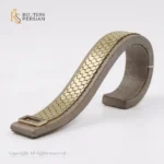 Brățară din aur 14K model hexagonal, design elegant