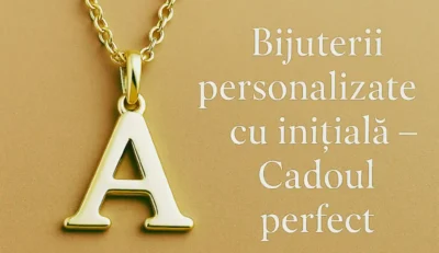 Bijuterii personalizate cu inițială din aur 14K – cadou elegant și semnificativ