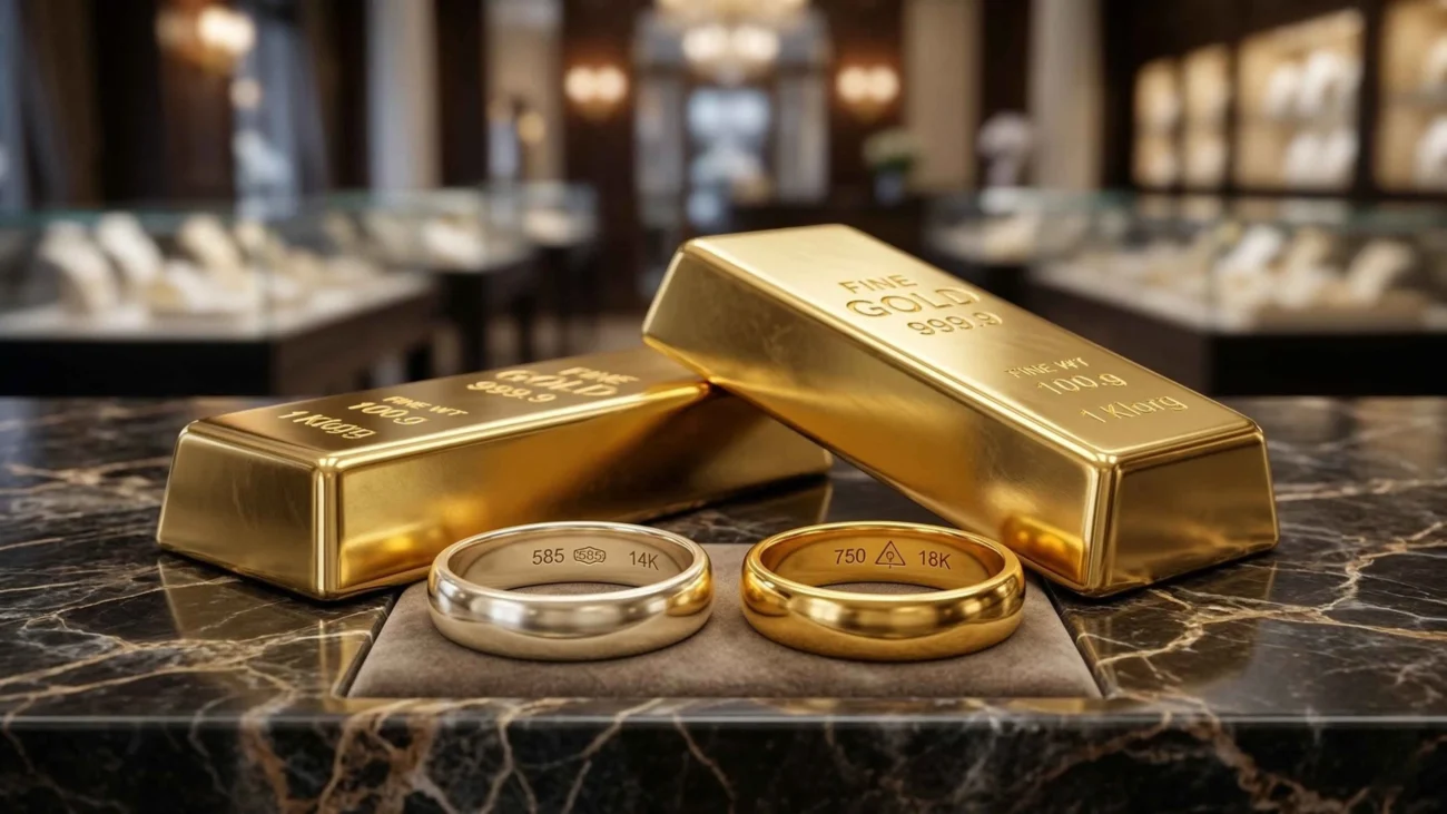 Diferența vizuală între aur 14K și 18K - Bijuterii Persian