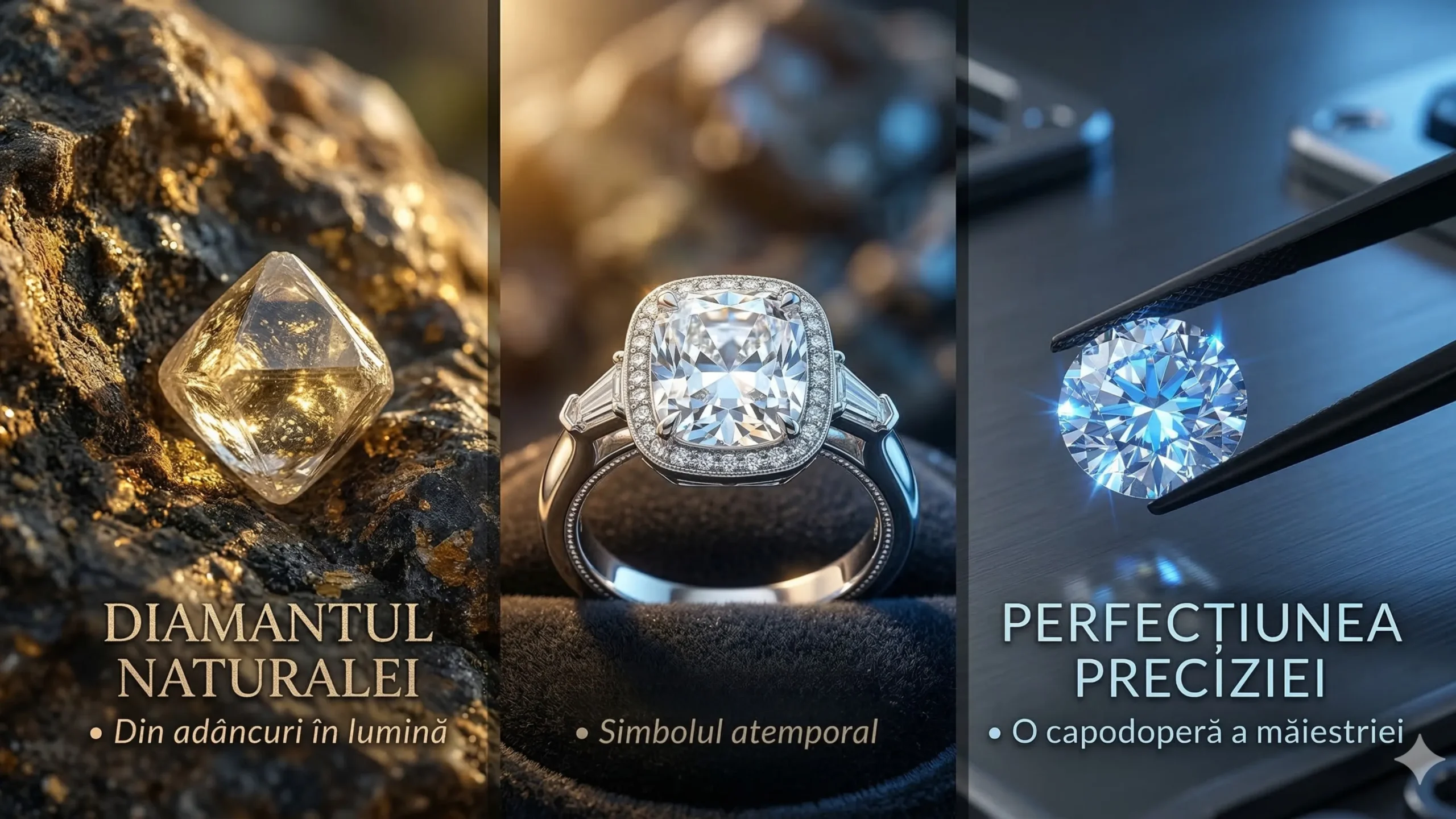 Comparație diamant natural și diamant de laborator - Bijuterii Persian