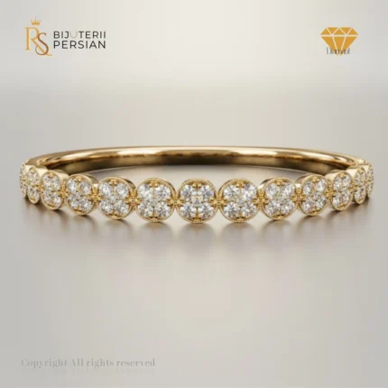 Inel aur galben 14K cu diamante naturale si certificat IGI