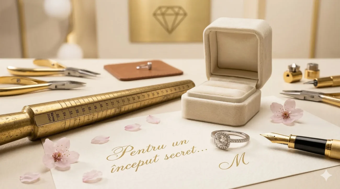 Cum afli mărimea la inel pe ascuns - Ghid măsură inel surpriză Bijuterii Persian