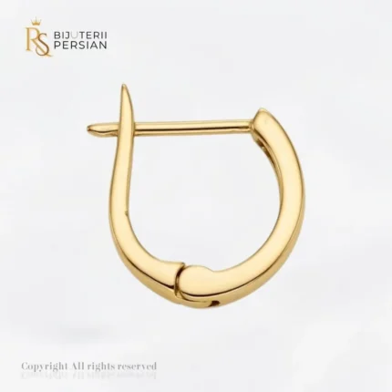 Sistem de închidere pentru cercei din aur galben 14K tip tortiță cu balama Bijuterii Persian
